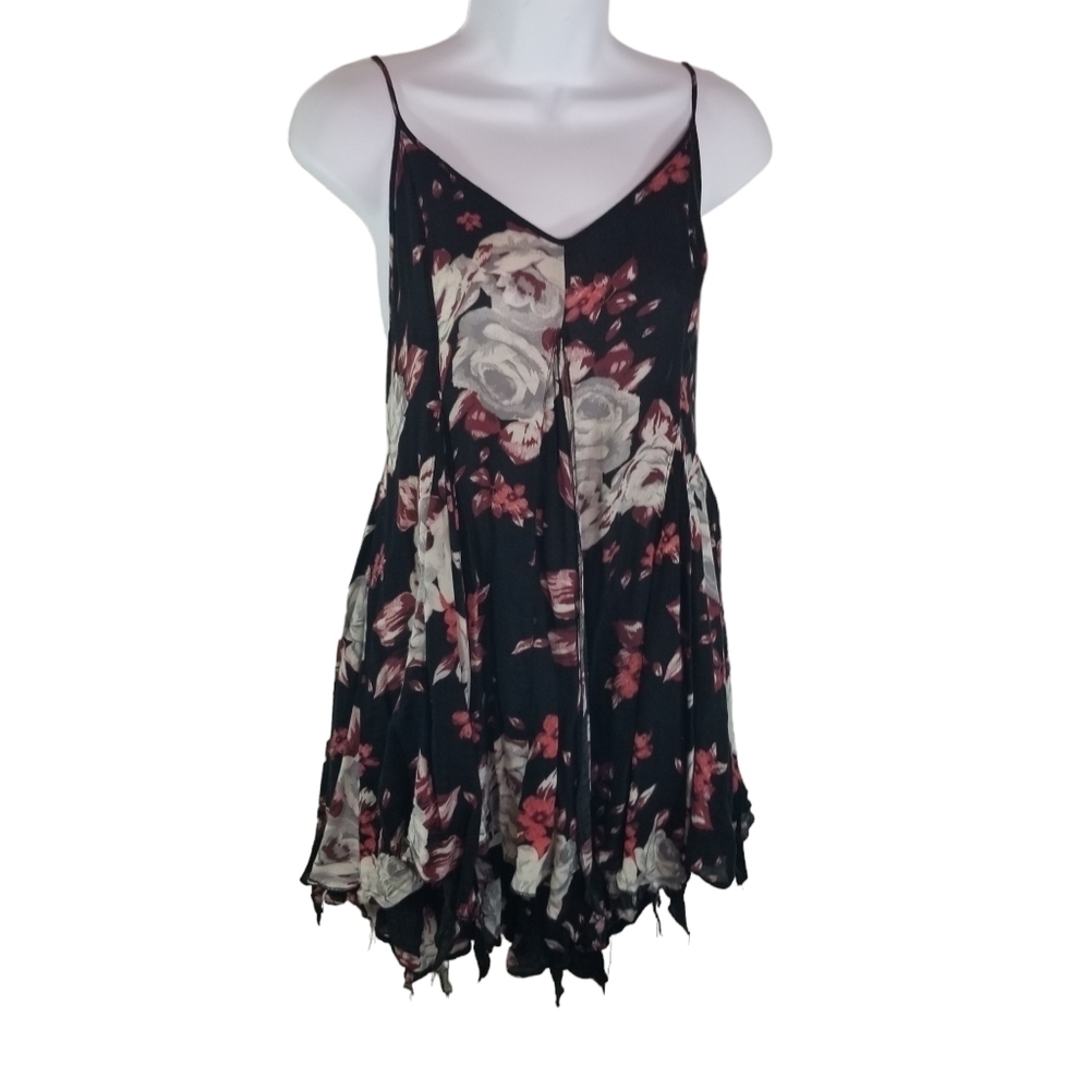 Free People Alyson floral trapeze swingy slip dress - Picture 4 of 9